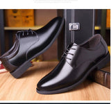 Men's Shoes 2019 Four Seasons Classic Men's Business Dress Leather Shoes Fashion British Casual Low-top Shoes